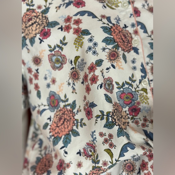 LOFT Multicolor Floral Jumpsuit Size XXLP - Picture 9 of 14